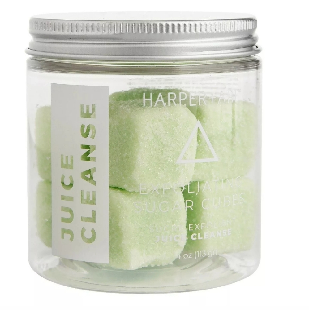 New HARPER + ARI Juice Cleanse Exfoliating Sugar Cubes.